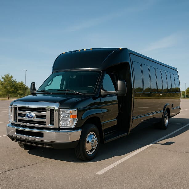 Clarksville Shuttle Bus Rentals 18 Passenger Shuttle Bus