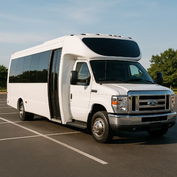 Clarksville Shuttle Bus Rentals 20 Passenger Shuttle Bus